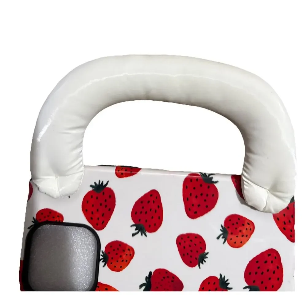 iPhone 15 Pro Max Case With Handel Strawberry Pattern